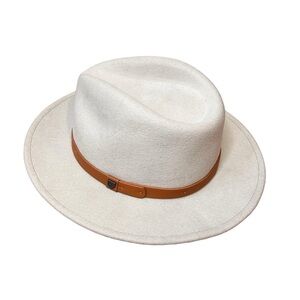 Brixton Messer Fedora Wool Hat- Gravel